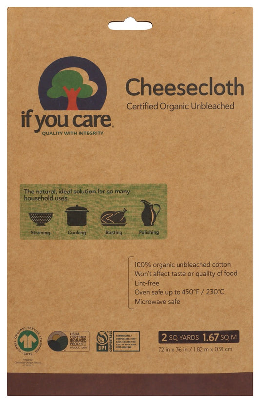 IF YOU CARE: Cheesecloth 2 Square Yards, 1 pc