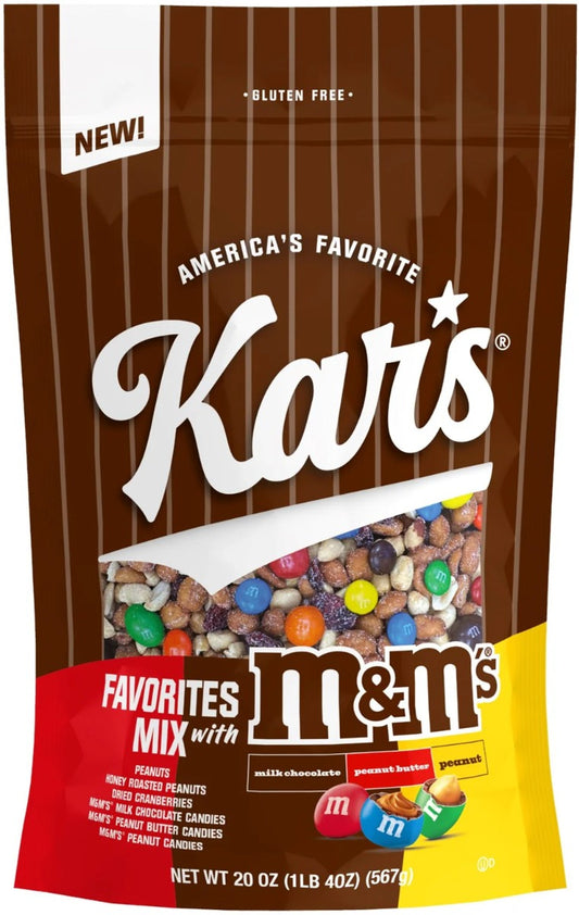 KAR'S: Favorites Mix With M&M's Candies, 20 oz