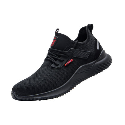 Men's Safety Shoes with Steel Toe, Lightweight & Slip-Resistant
