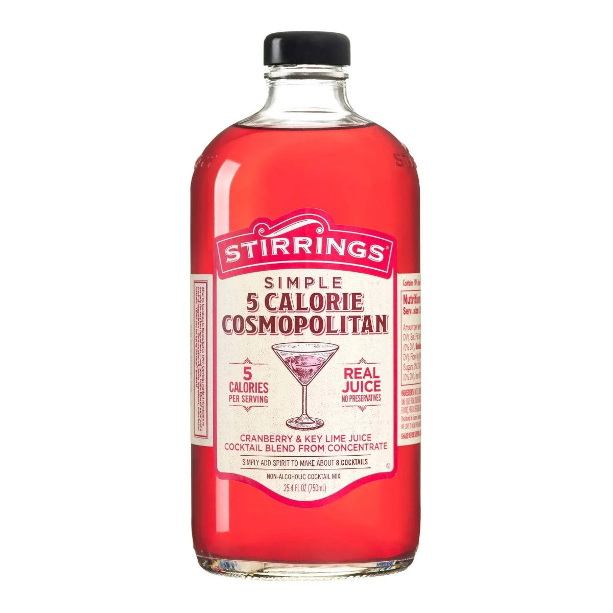 STIRRINGS: 5 Calorie Cosmopolitan Mix, 750 ml