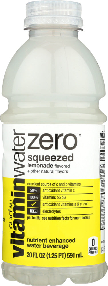 VITAMIN WATER: Zero Sugar Squeezed, 20 fo