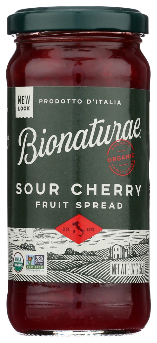 BIONATURAE: Organic Fruit Spread Sour Cherry, 9 oz