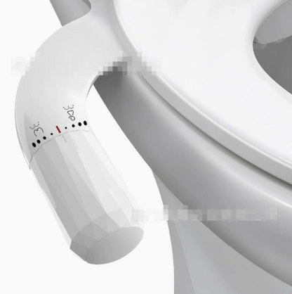 Ultra-thin Battery-free Bidet with Dual Nozzles