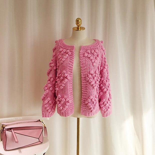 Handmade Matching Mother-Daughter Sweater Cardigans