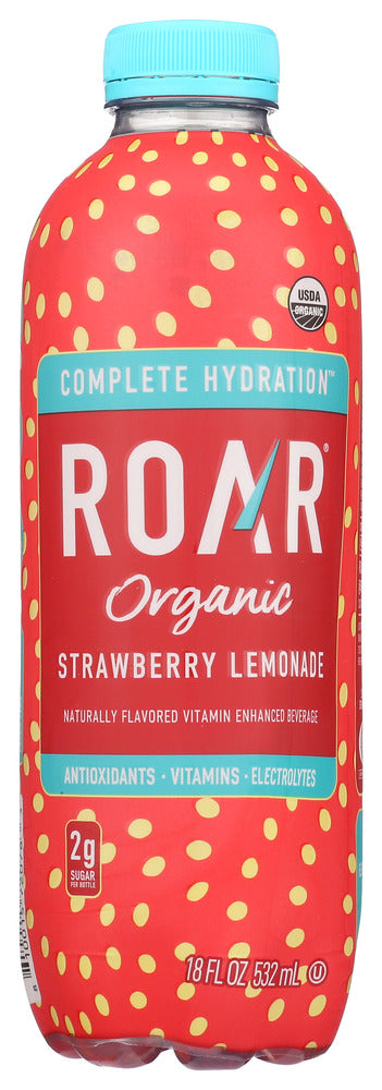 ROAR BEVERAGE: Bev Strawberry Lemonade, 18fo