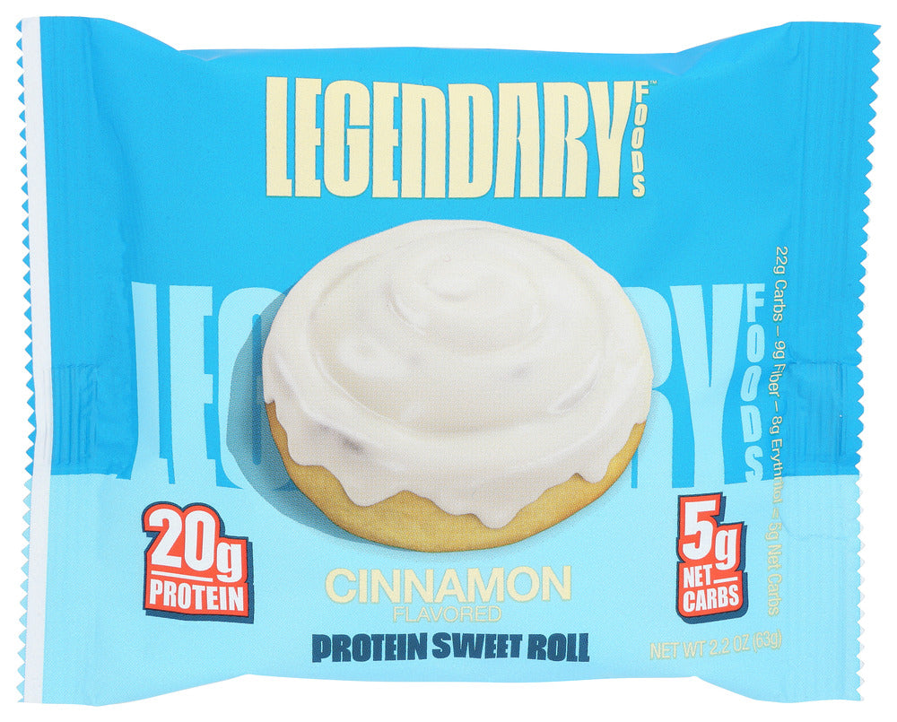 LEGENDARY FOODS: Protein Sweet Rolls Cinn, 2.2 oz