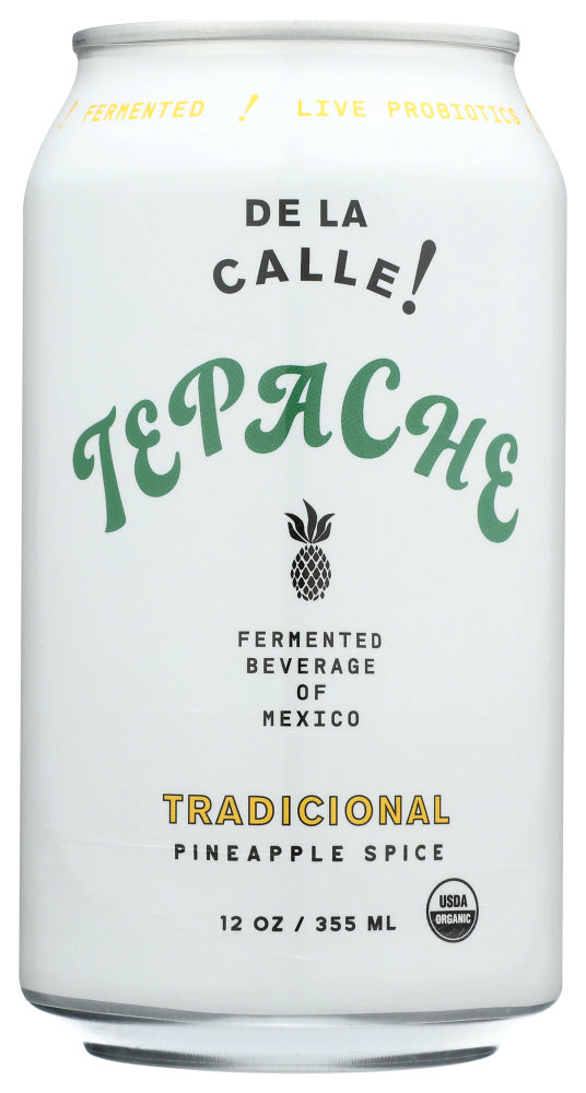 DE LA CALLE: Tepache Trad Pinap Spce, 12 oz