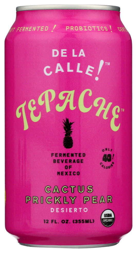 DE LA CALLE: Tepache Cactus Prickly Pear, 12 oz