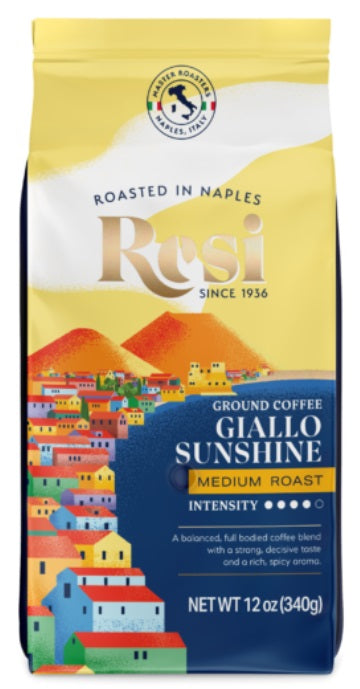 RESI: Ground Coffee Giallo Sunshine Medium Roast, 12 oz