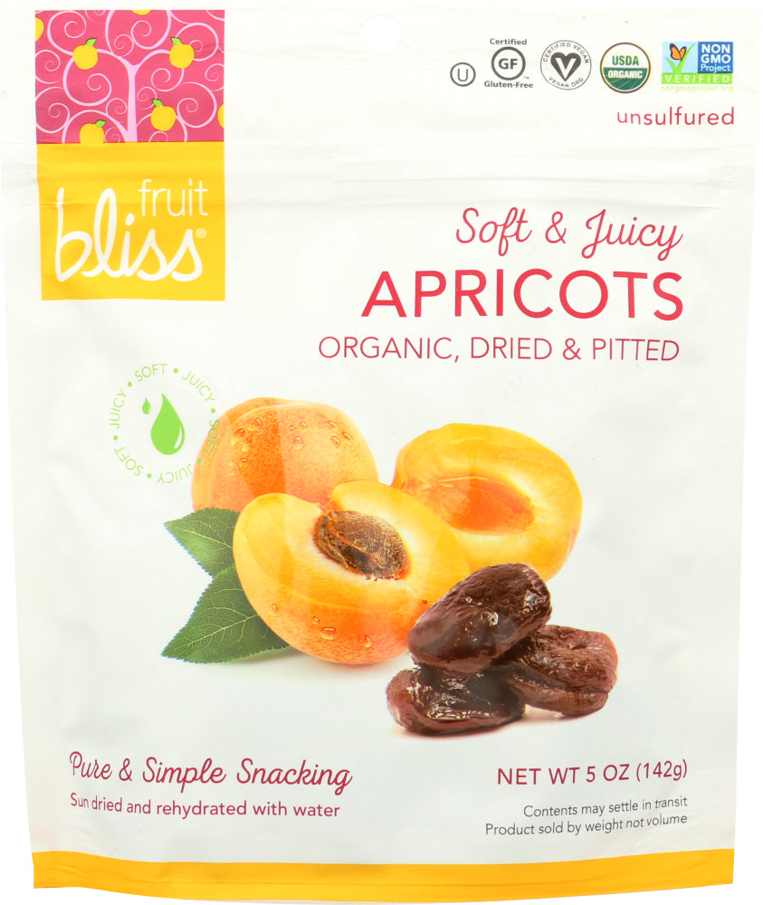 FRUIT BLISS: Organic Turkish Apricots, 5 oz