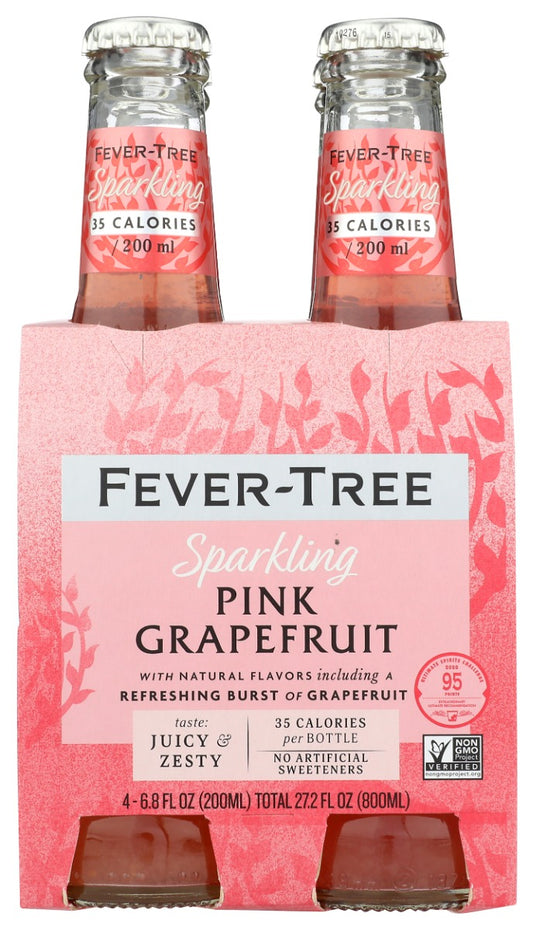 FEVER TREE: Sparkling Pink Grapefruit, 27.2 fo