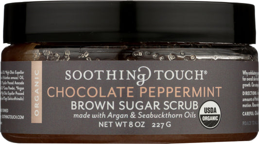 SOOTHING TOUCH: Body Scrub Choc Peppermint, 8 oz