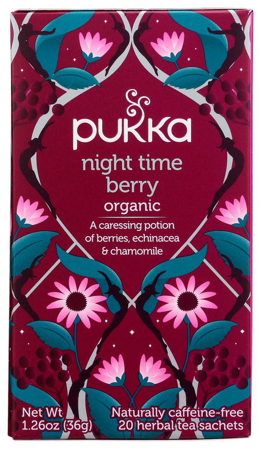 PUKKA HERBS: Night Time Berry Organic Herbal Tea, 20 bg