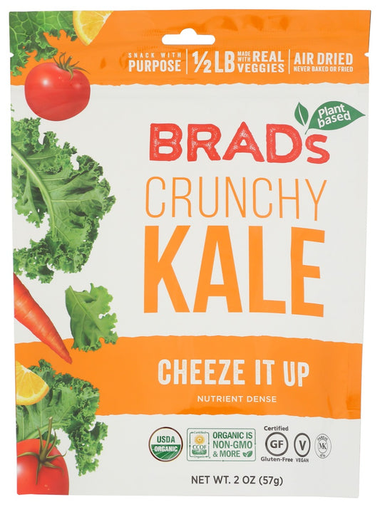 BRADS PLANT BASED: Crunchy Kale Cheeze It Up, 2 oz