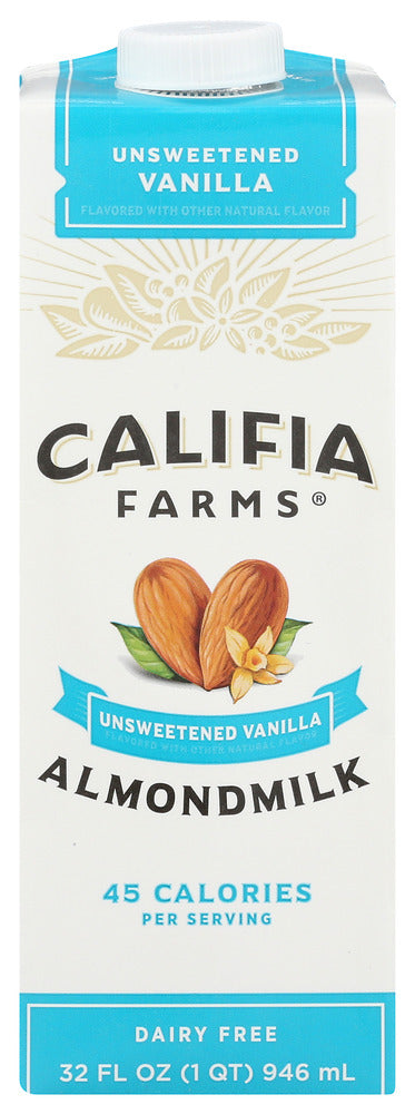 CALIFIA: Almondmilk Unswtnd Vanla, 32 fo
