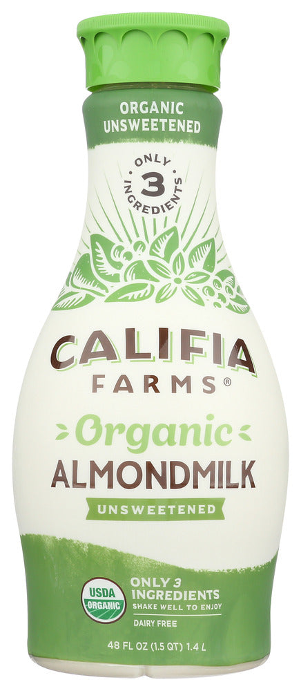 CALAFIA: Organic Almond Milk Unsweetened, 48 fo