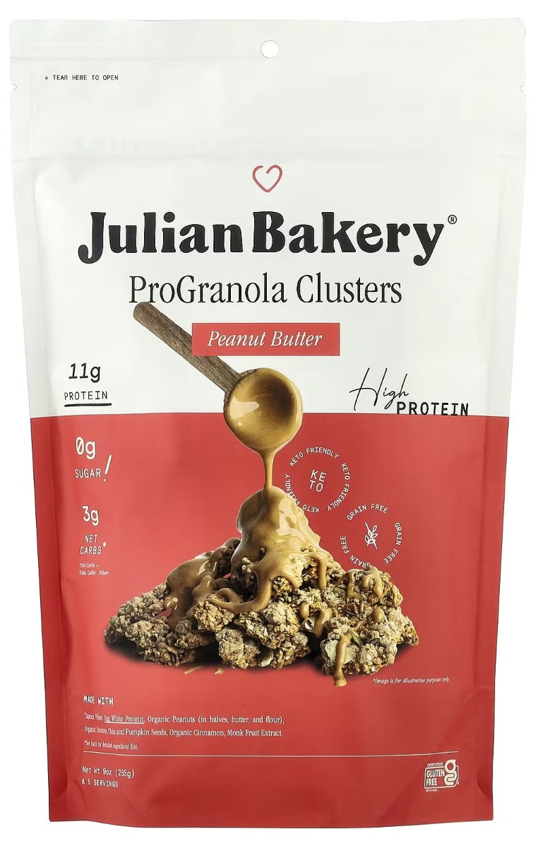 JULIAN BAKERY: ProGranola Peanut Butter Cluster, 9 oz