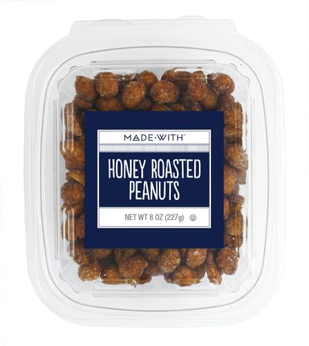 MADE WITH: Honey Roasted Peanuts Tub, 8 oz