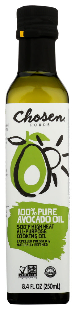CHOSEN FOODS: 100% Pure Avocado Oil Refined, 250 ml