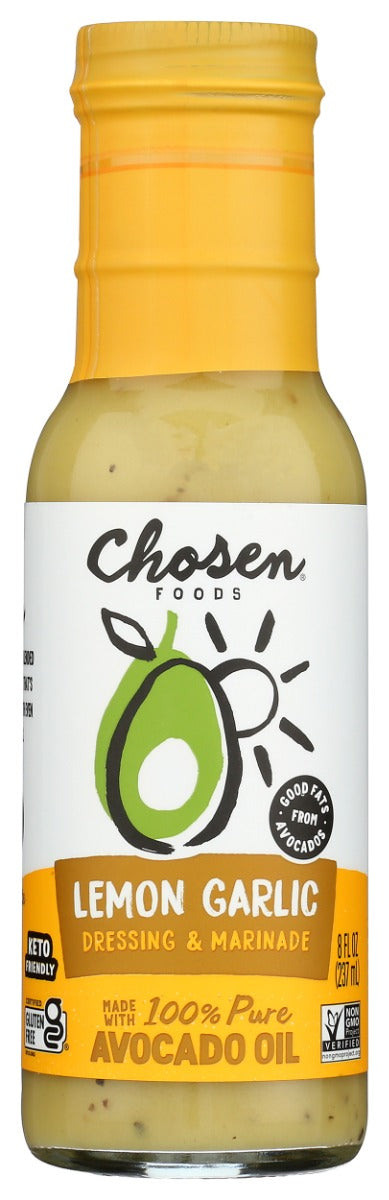 CHOSEN FOODS: Dressing Lemon Garlic Marinade, 8 oz
