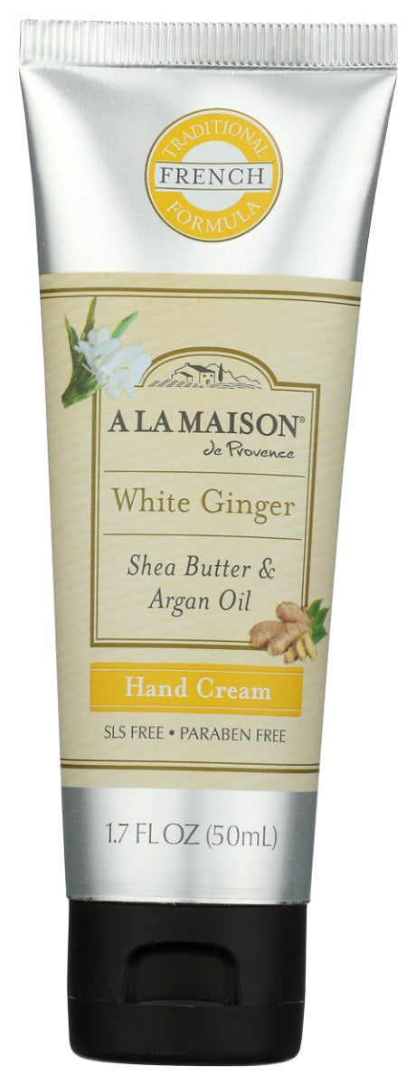 A LA MAISON: White Ginger Hand Cream, 1.7 oz