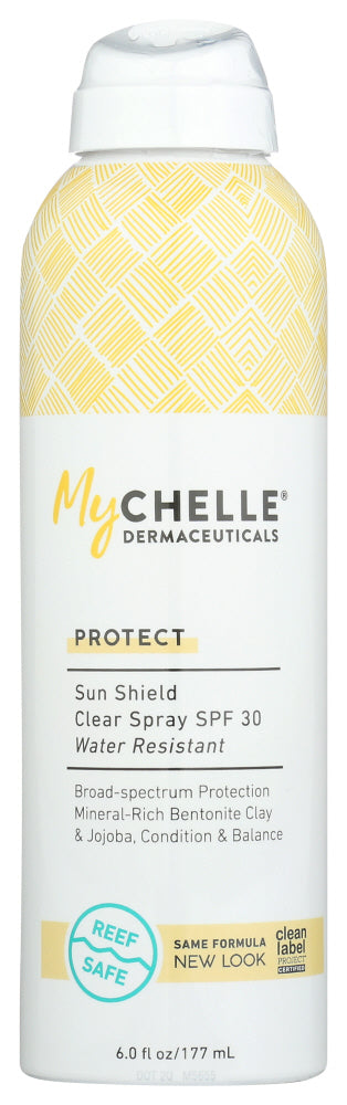 MYCHELLE DERMACEUTICALS: Sun Shield Clear Spray SPF 30, 6 fo