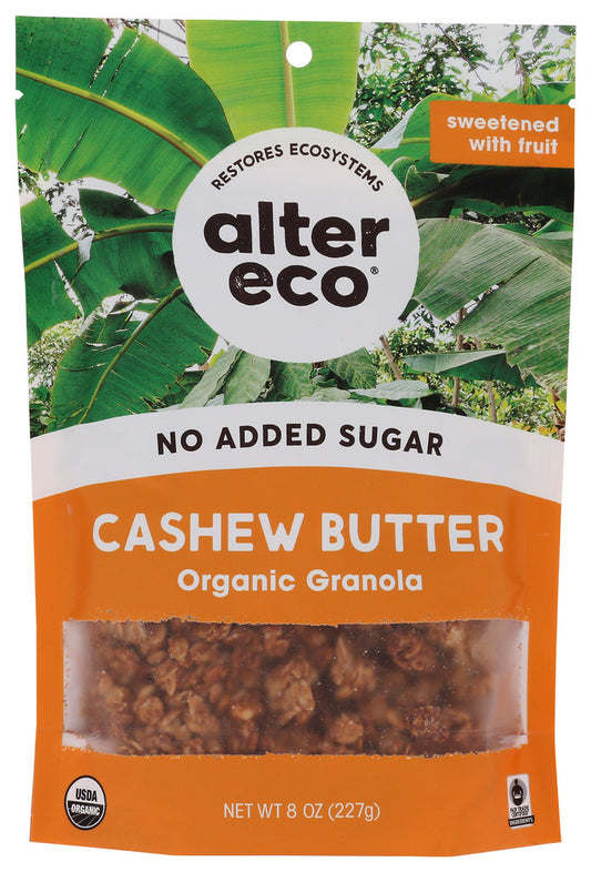 ALTER ECO: Cashew Butter Organic Granola, 8 oz