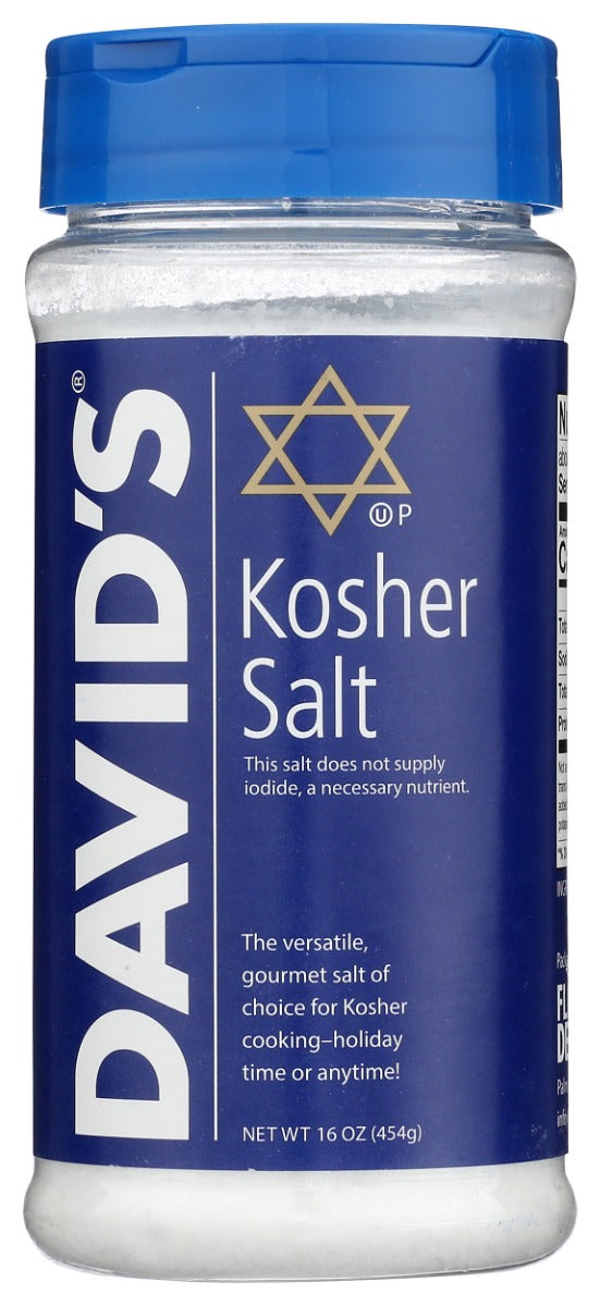 DAVIDS: Kosher Salt, 16 oz