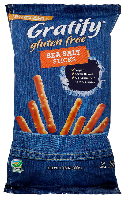 GRATIFY: Pretzel Sticks Gluten Free, 10.5 oz