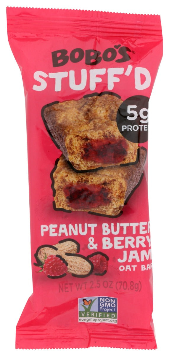 BOBOS OAT BARS: Bars Stuff'd Peanut Butter Filled, 2.5 oz