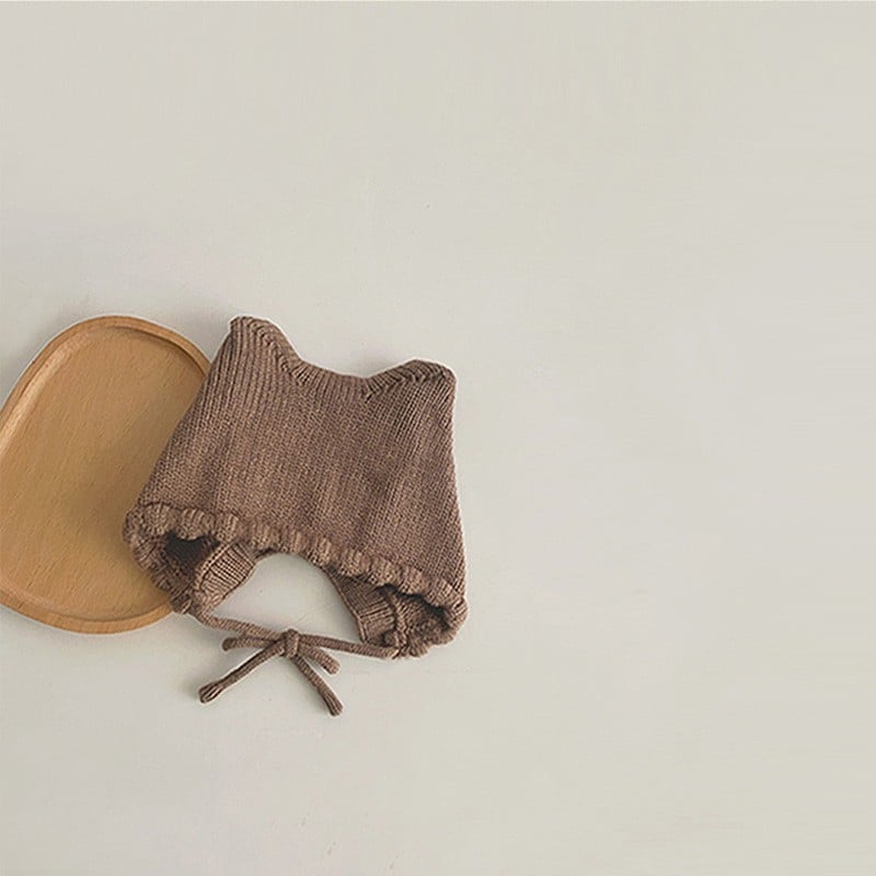 Autumn Baby Knitted Ear Protection Hat