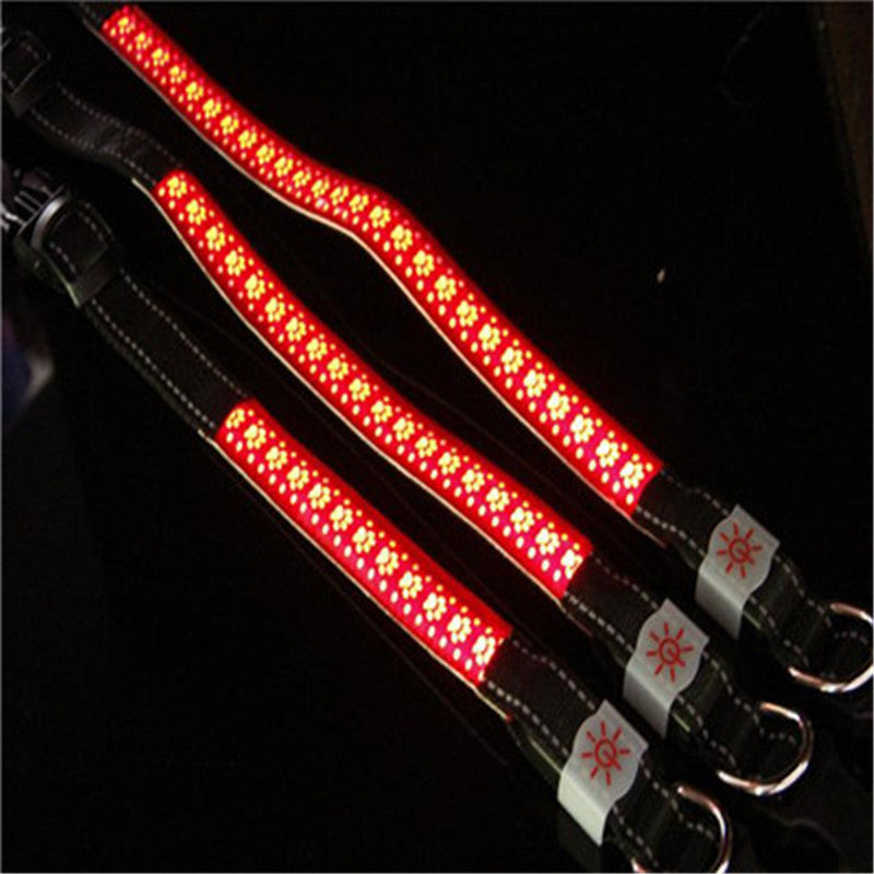 LED Glow Pet Collar with Light-Up Features