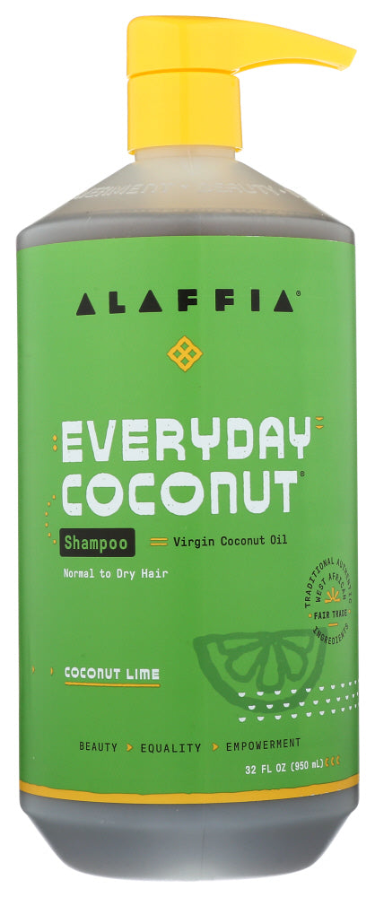 ALAFFIA: Shampoo Coconut Ccnt Lime, 32 FO