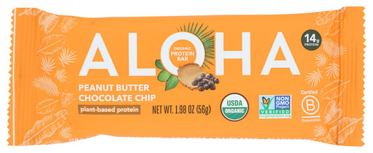 ALOHA: Peanut Butter Chocolate Chip Protein Bar, 1.98 oz
