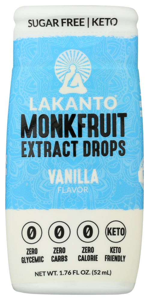 LAKANTO: Monk Fruit Vanilla Sweetener, 1.76 fo