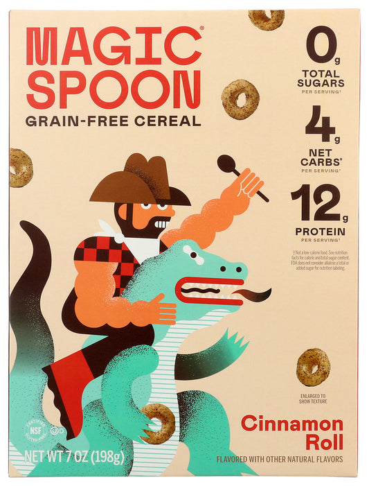 MAGIC SPOON: Cinnamon Roll Cereal, 7 oz