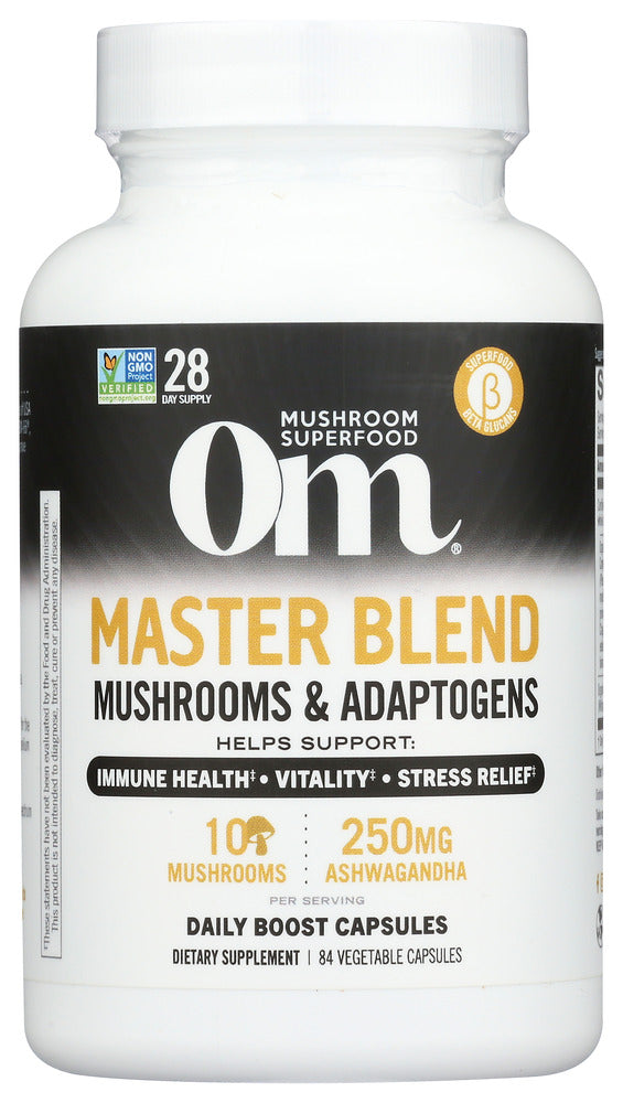 OM MUSHROOMS: Master Blend Cp, 80 cp