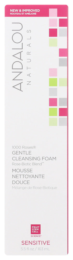 ANDALOU NATURALS: 1000 Roses Gentle Cleansing Foam, 5.5 fo