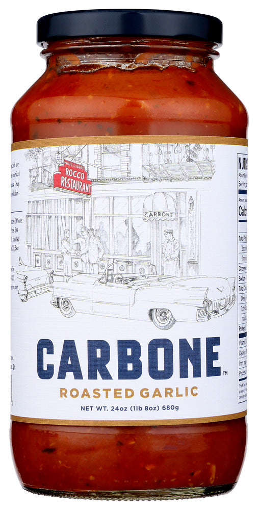 CARBONE: Sauce Roasted Garlic, 24 oz