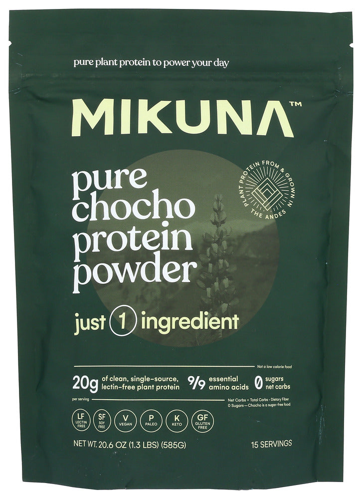 MIKUNA: Pure Chocho Protein Powder, 20.7 oz