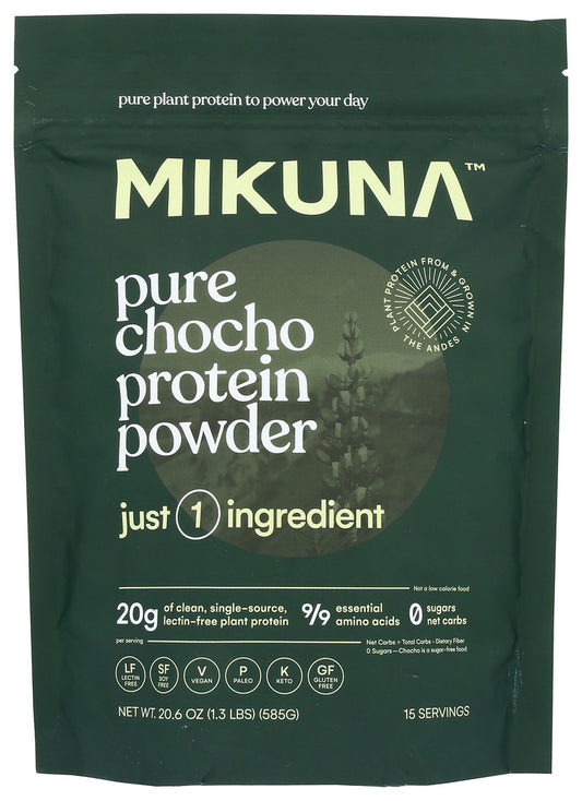 MIKUNA: Pure Chocho Protein Powder, 20.7 oz