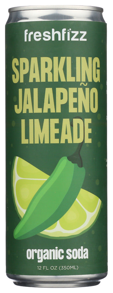 FRESH FIZZ: Sparkling Jalapeno Limeade, 12 fo