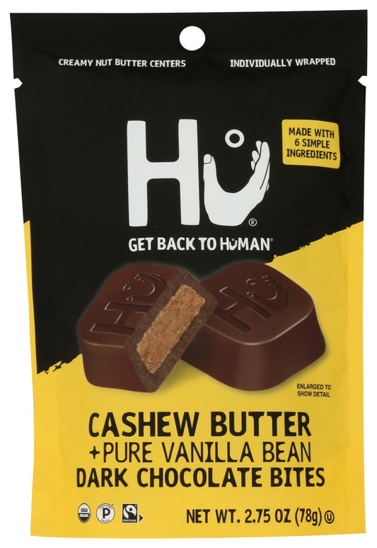 HU: Cashew Butter with Vanilla Bean Dark Chocolate Bites, 2.75 oz