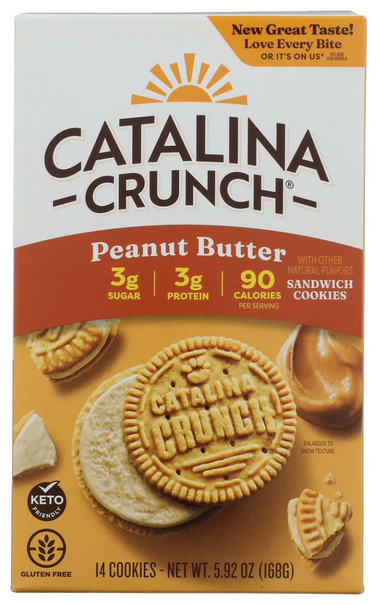 CATALINA CRUNCH: Peanut Butter Sandwich Cookies, 5.92 oz