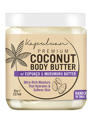 KAPULUAn: Coconut Body Butter with Cupuacu and Murumuru Butter, 8 oz