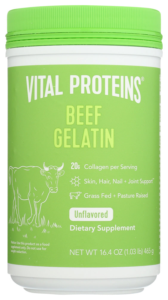 VITAL PROTEINS: Beef Gelatin Powder, 16.4 oz