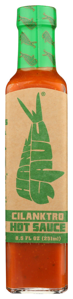 HANK SAUCE: Cilantro Hot Sauce, 8.5 fo