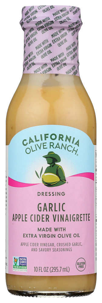CALIFORNIA OLIVE RANCH: Garlic Apple Cider Vinaigrette Dressing, 10 fo