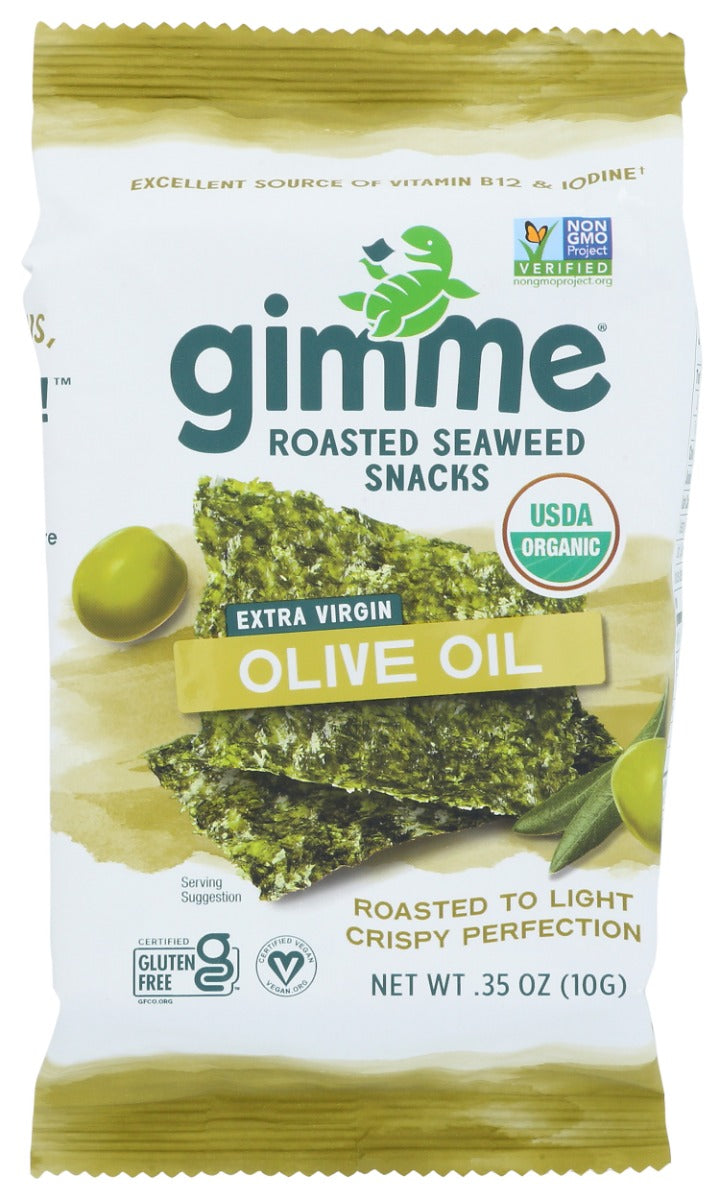 GIMME: Organic Premium Roasted Seaweed Extra Virgin Olive Oil, 0.35 oz