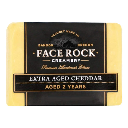 FACE ROCK: Extra Aged Cheddar Cheese, 6 oz